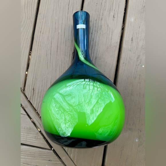 Waterford Evolution Vase in Teal and Emerald